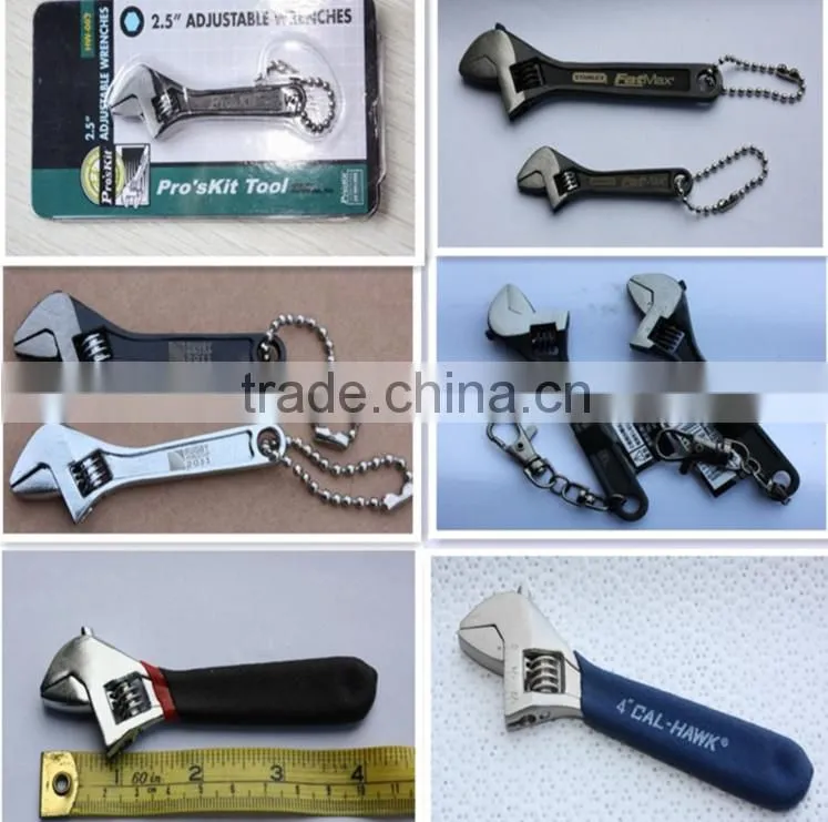 high quality forging adjustable wrench with chrome plated