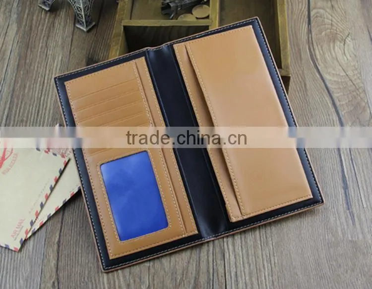 youth Korean style pu leather men's wallet