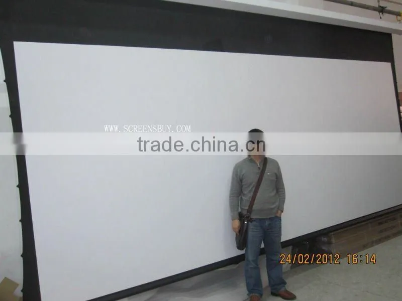 Electric Tab-tensioned Screen 16:9,Motorized Projector/projection Screen