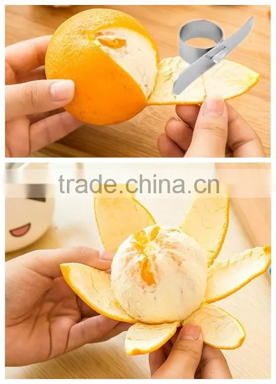 High quality stainless steel orange peeler manual/orange slicer