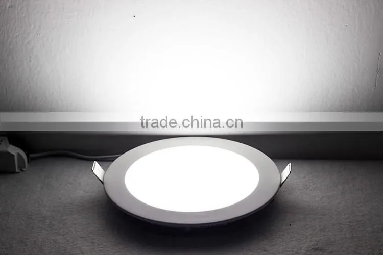 ultra thin small round led panel light 3w