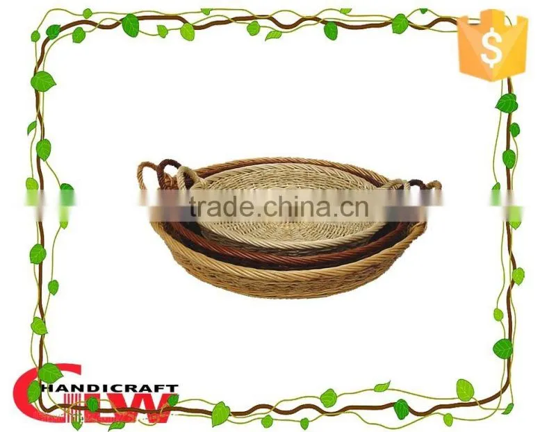 wholesale seagrass baskets, wedding decoration, leaf tray