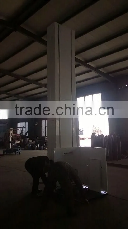 5.5m Hydraulic home vertical elevator lift platform for the disabled/vertical wheelchair lifts