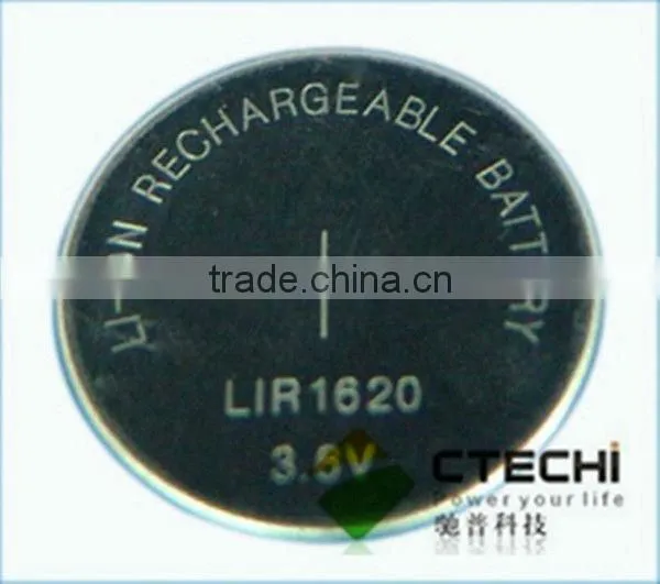 3.6v li-ion rechargeable battery lir2032