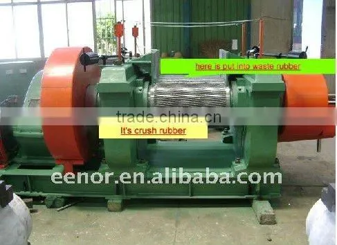 hot sale high quality green environment tire recycling into rubber powder machine
