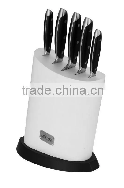 ABS+430S/S HANDLE 6PCS KITCHEN KNIFE SET