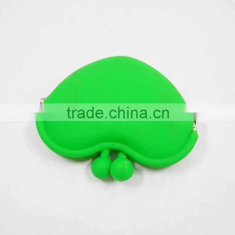 Best Quality Clip Purse Wallet Solid Color Silicone Coin Holder Mini Money Pocket Purse
