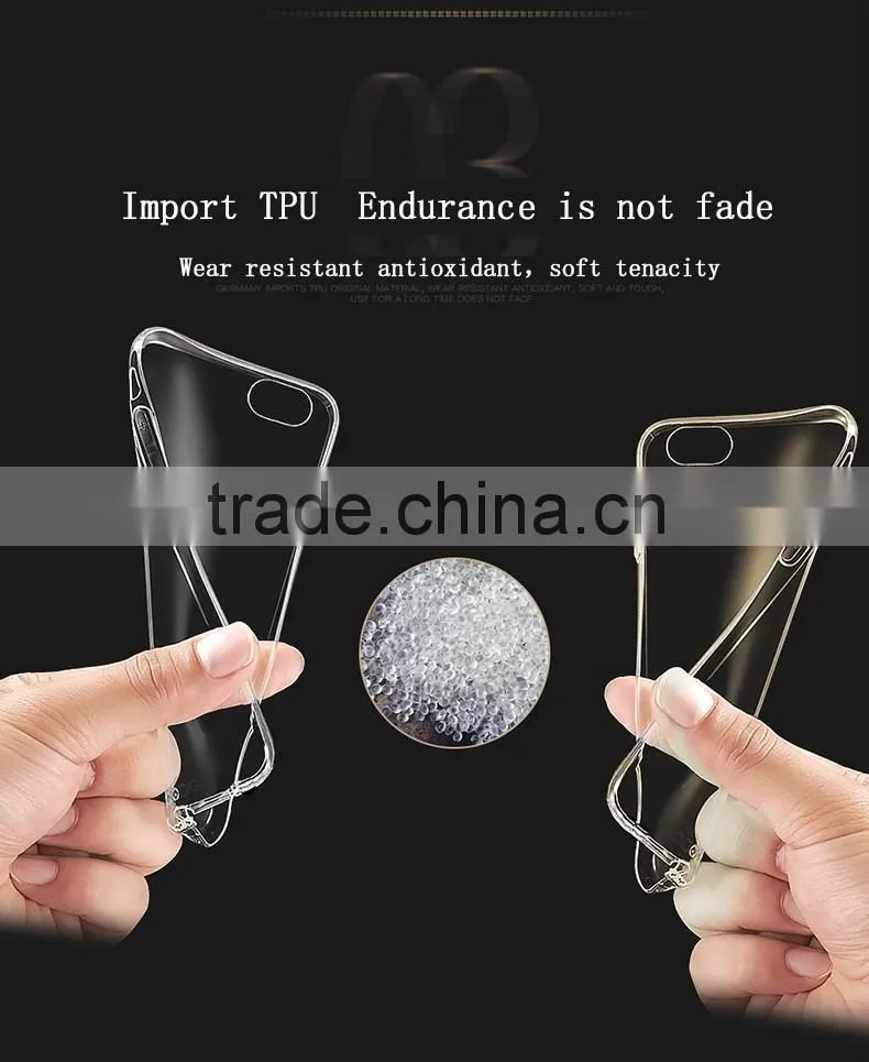 Clear tpu case silicone smartphone 0.33mm tpu case free sample custom phone cases for samsung galaxy s6 edge plus cover