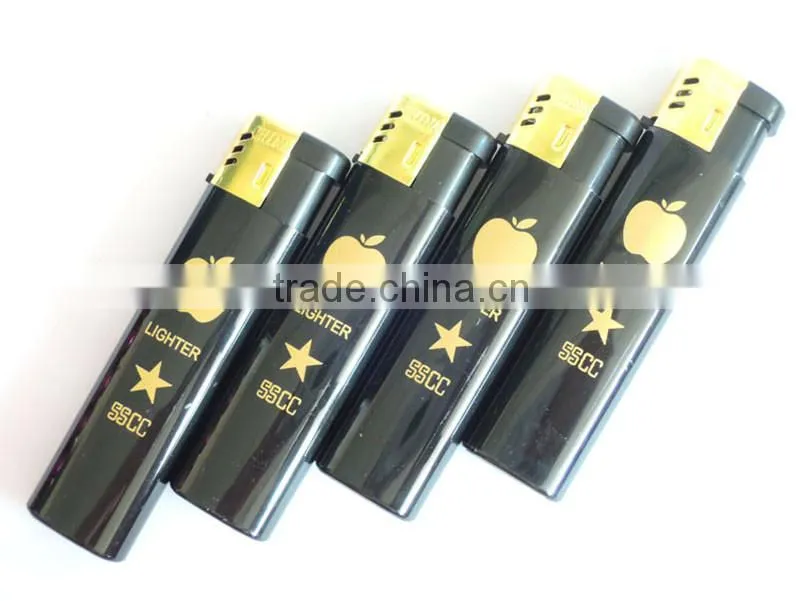 wholesale yiwu plastic electric cigarette lighter promotion logo lighter