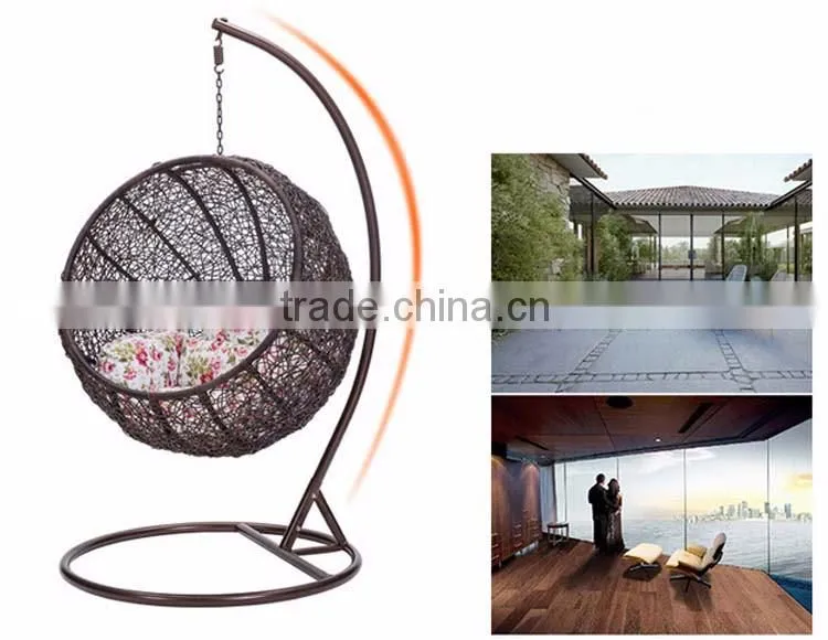 Hammock Rattan Swing Hanging Chair Suspension Seat Lounge Egg Shaped Indoor Swing Chair