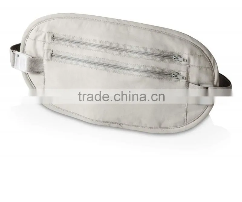 Unisex polyester security sports waist bag