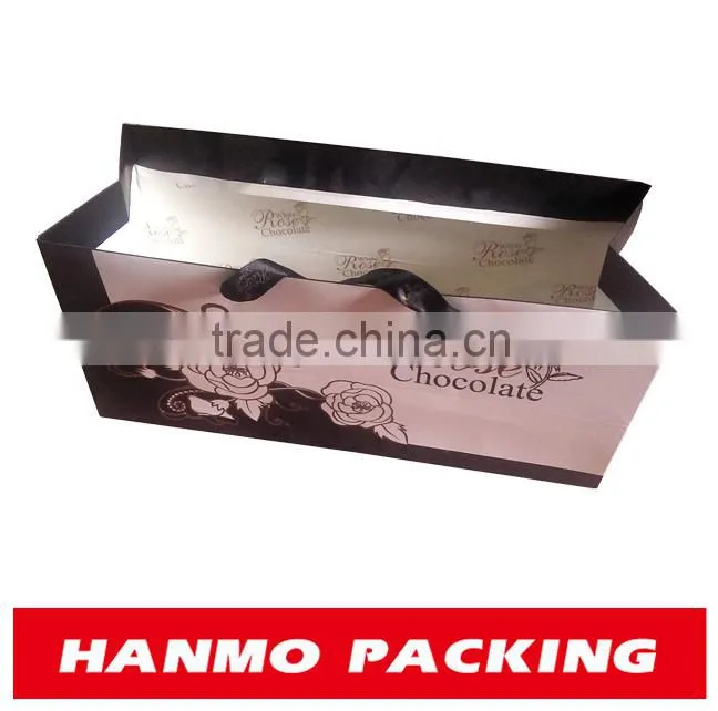 custom made&printed coffee&chocolate set luxury two sides open paper box factory price