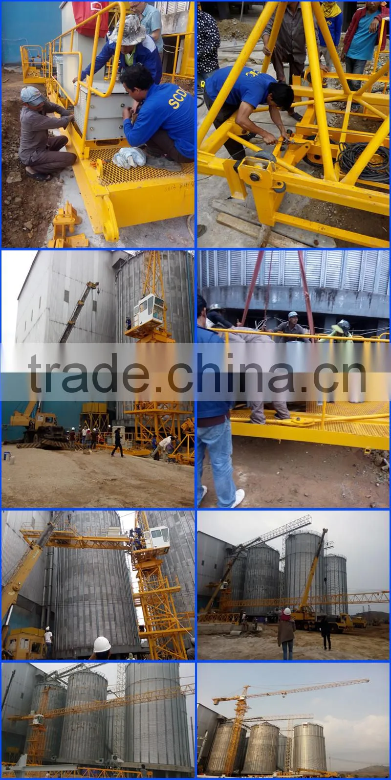 4T-8T Tower crane manufacturer in China