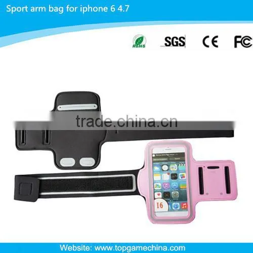 47*15.5cm Neoprene mobile phone arm bag for iPhone 6