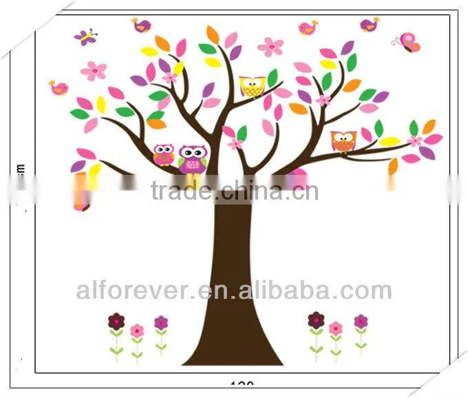 New Arrival the owl tree wall decor kids for living room