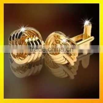 Simple design mens delicate gift handmade silk knot cufflinks