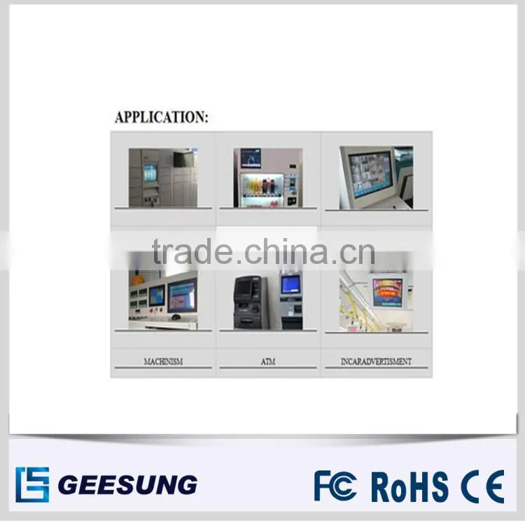 Industrial Open Frame Advertising Monitor VGA+USB+DVI Port
