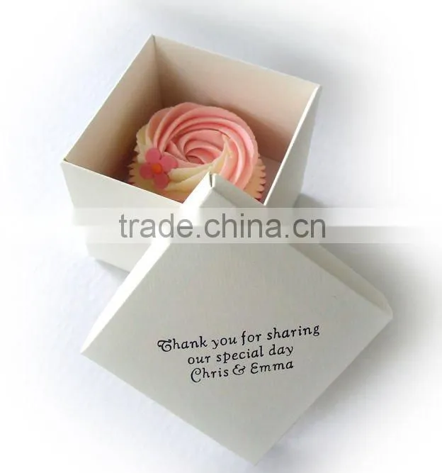white pop Cupcake Box
