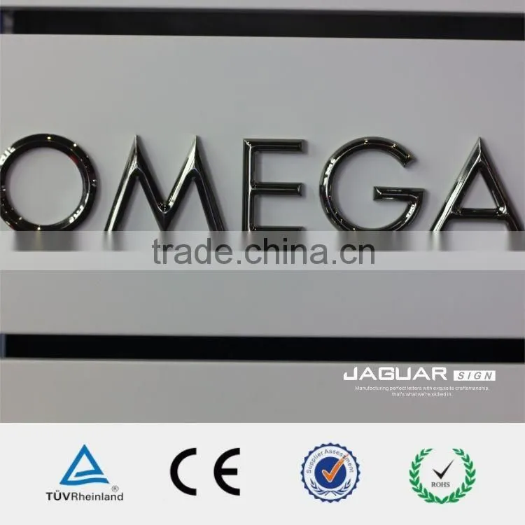 New Custom Metal 3D Chrome Letters & Numbers Outdoor backlit letter for shopping