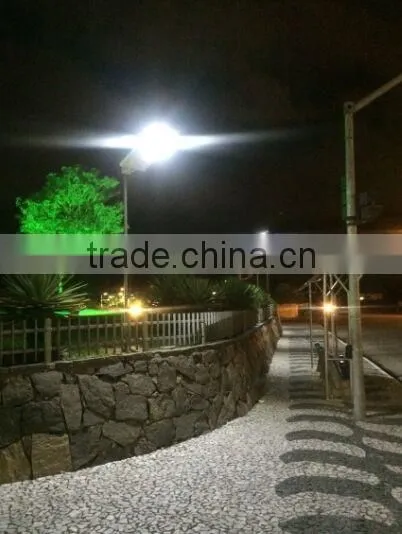 Black LED All In One Solar Energy Street kits , High Lumen Solar outdoor lights