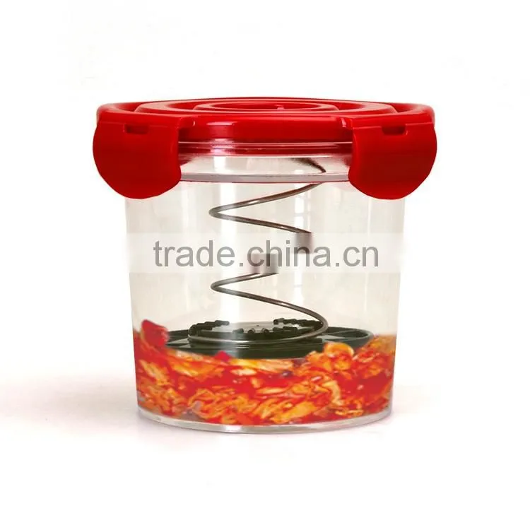 ABS+PS+S/S 13*12 Magic kitchenware kimchi crock pot/korea kimchi pot/seal pot