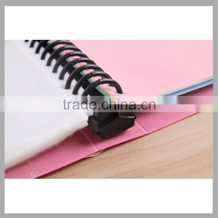 A4 size white creative pvc clear book ring binder