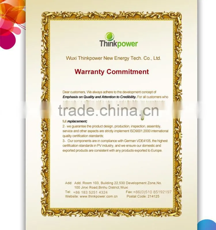 Chinese Manufacturer Thinkpower Providing Good Quality Solar Power Inverter 3000Watt