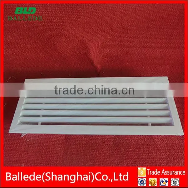 aluminum louver grille for air in HVAC system