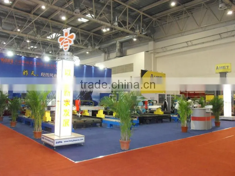 HONEYBEE heavy duty plate shape CNC flame plasma cutting machine