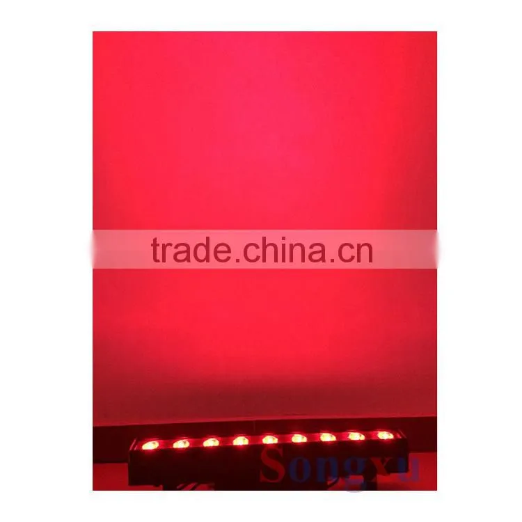 intelligent lighting wallwasher light 9x10w rgbw 4in1 outdoor waterproof dmx led wall washer