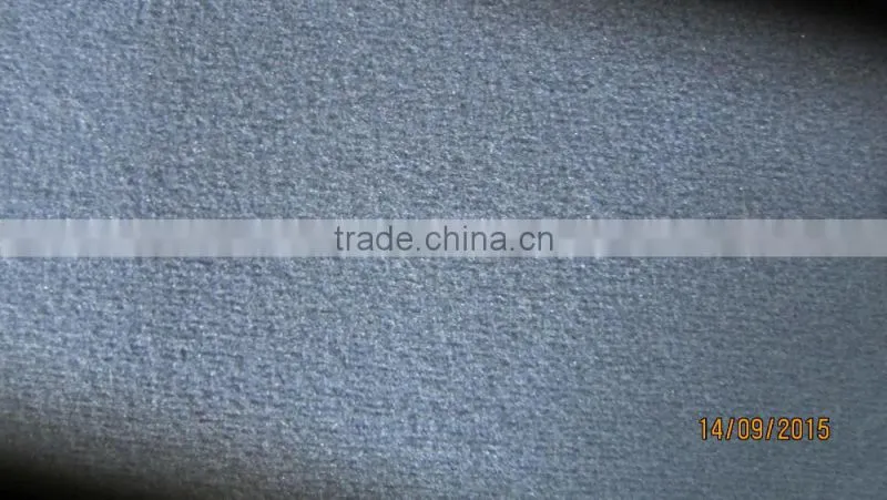 polyester brushed interlock knitted fabric