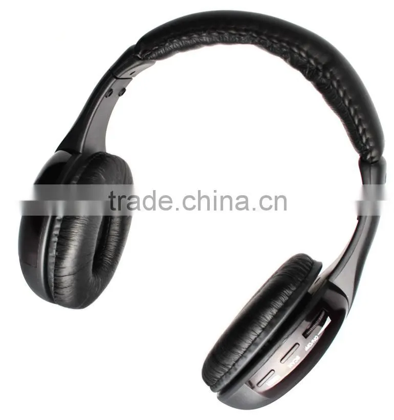 FM headphone with logo built in fm radio