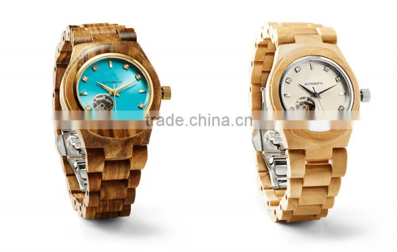 Best Selling 2016 Lovers Wooden Watch for Men Bamboo Women Wristwatch