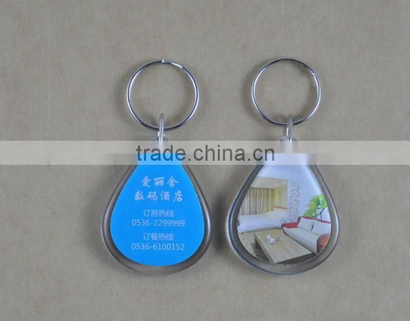 Wholesale custom laser cut printed acrylic keychain for souvenir gift