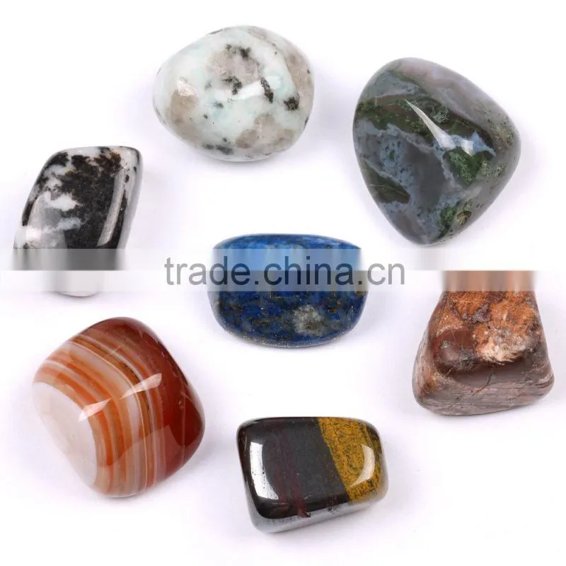 Wholesale mixed tumble semi precious stones