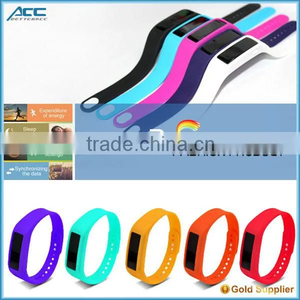 2015 newest health fitness bracelet, smart health bracelet sleep monitoring, bluetooth health bracelet for intelligent bracelet