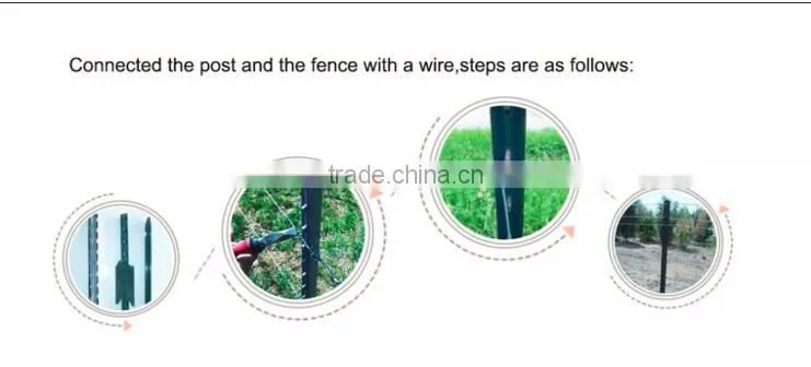 Galvanized Chain Link Fence Posts New Type Use Metal Fences Post