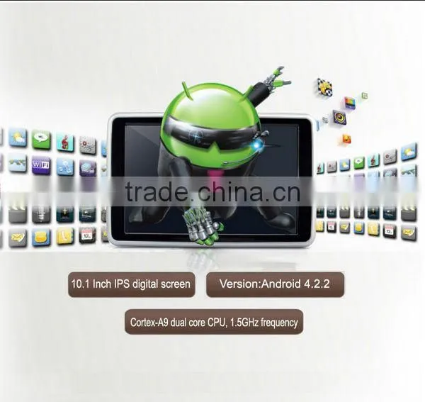Easy Installation Hanging Headrest Monitor Support DVD/WIFI/USB/SD Card
