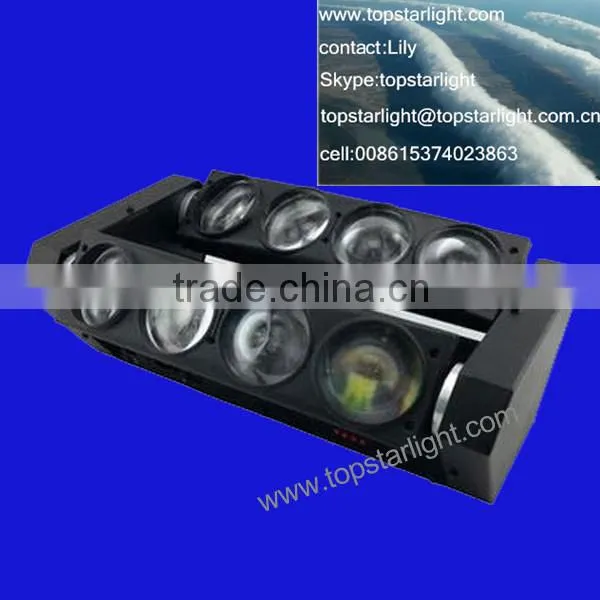 CE&ROHS Proved LED Spider effect dj lights with 8*10W RGBW led