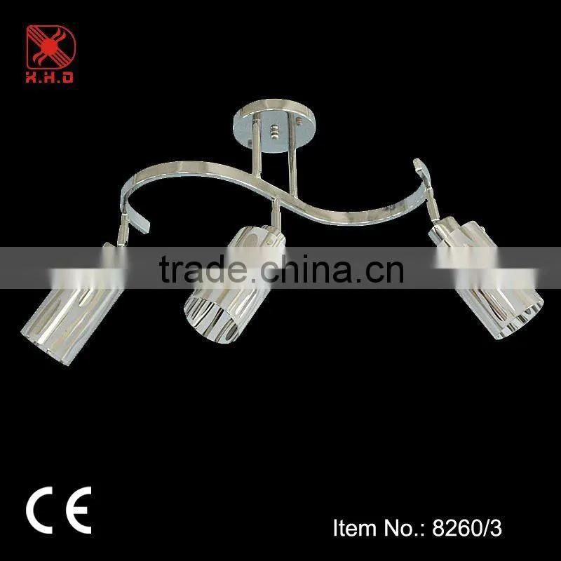Chrome and white Chandelier pendant for living room made in China