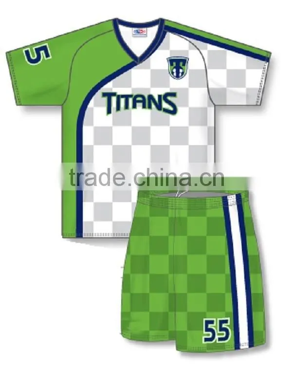 2016 new design breathable fabric custom kids soccer kits