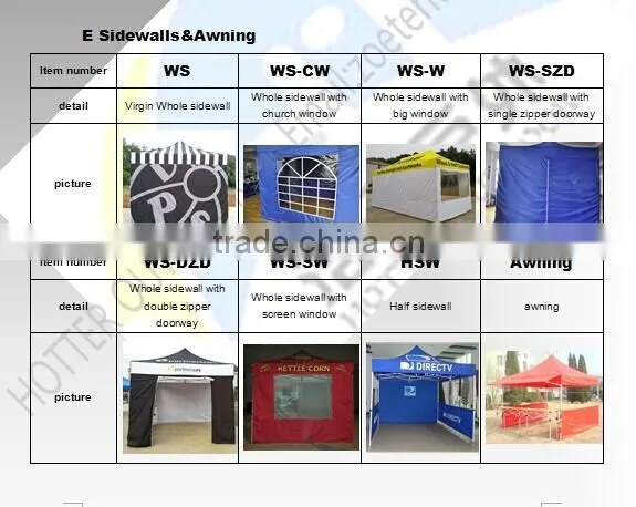 promotion trade show gazebo advertising folding gazebo