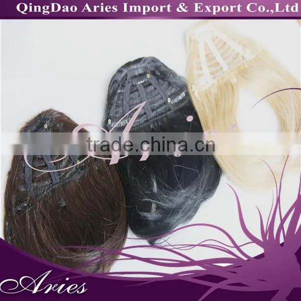 wholesale cheap hair bangs,Human Remy Hair Fringe,hair extension bangs,Human hair Pony