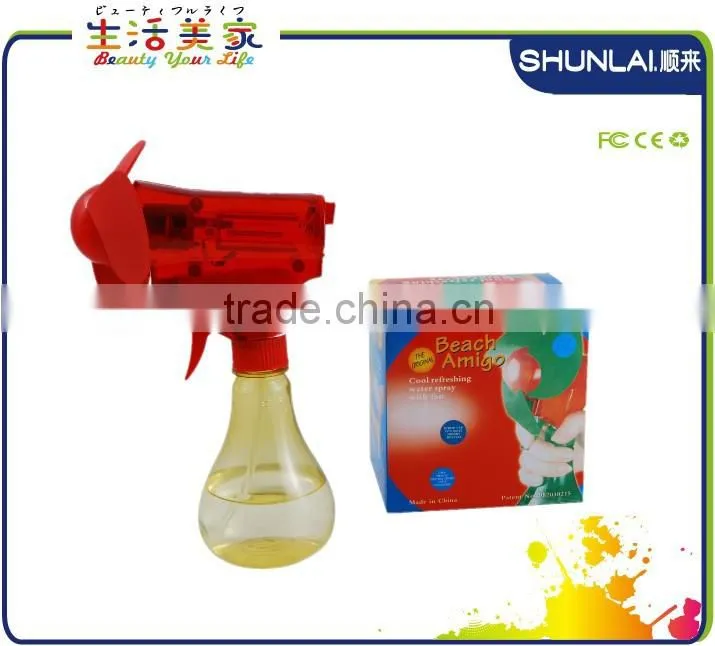 Plastic small fan sprayer with hand pump