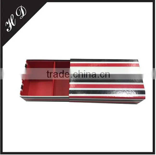 Stripe Gift Drawer Box Packaging