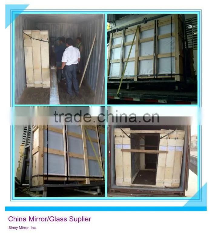 Shaped Mirror in round, oval, wave or other shapes, with different edge treatment