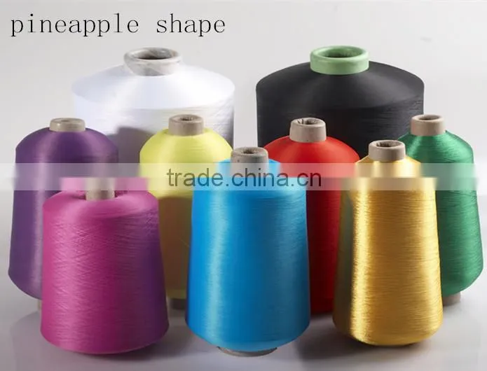 100% polyester twisted yarn for producing weaving