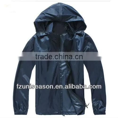 Colorful unisex summer windbreaker jacket