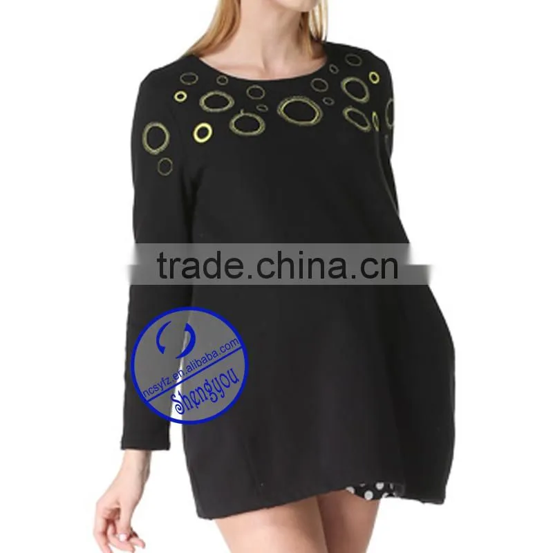 Custom 100% Cotton Embroidered Fleece Maternity Clothes