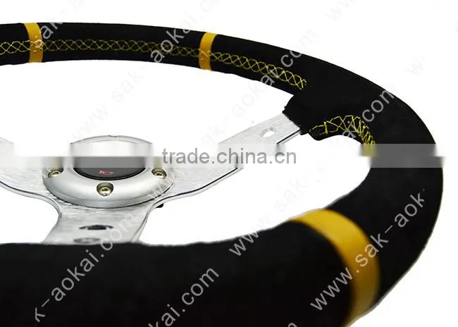 leather sewing steering wheel 350mm steering wheel